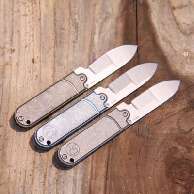 High Quality EDC Tool Titanium Small Folding knife