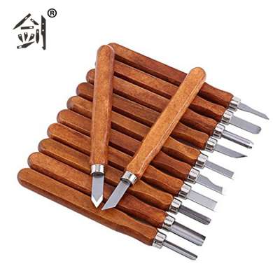 12 Pack SK2 Carbon Steel Carving Tool for DIY Woodworking Sculpting